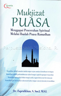 Image of Mukjizat puasa : menggapai pencerahan spiritual melalui ibadah puasa ramadhan