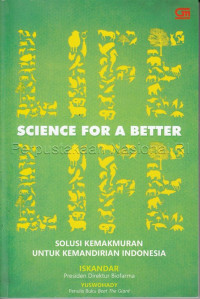 Image of Life science for a better life : solusi kemakmuran untuk kemandirian indonesia