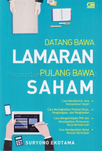 Image of Datang Bawa Lamaran, Pulang Bawa Saham