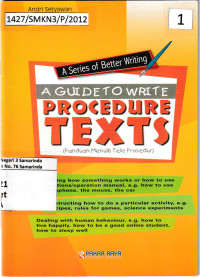 Image of A Guide to Write Procedure Text (Panduan Menulis Teks Prosedur)