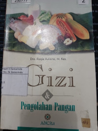 Image of Gizi dan Pengolahan Pangan