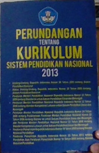 Image of Perundangan Tentang Kurikulum Sistem Pendidikan Nasional 2013