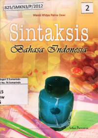 Image of Sintaksis Bahasa Indonesia