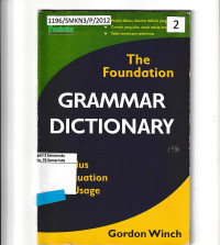 Image of The Foundation Grammar Dictionary